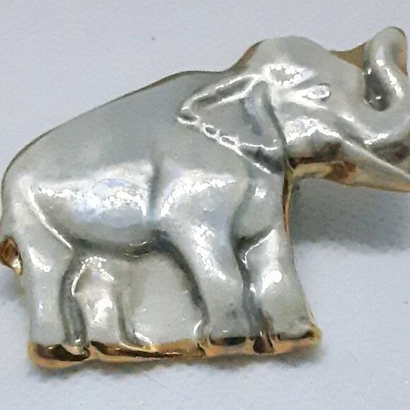 CLOSET SALE!!  NEW Collectable Prosperity ceramic elephant pin - Picture 5 of 11